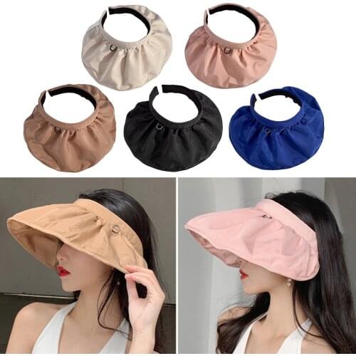 Women Ladies Summer Empty Top Hats Sun Visor Outdoor Beach Accessories Hats