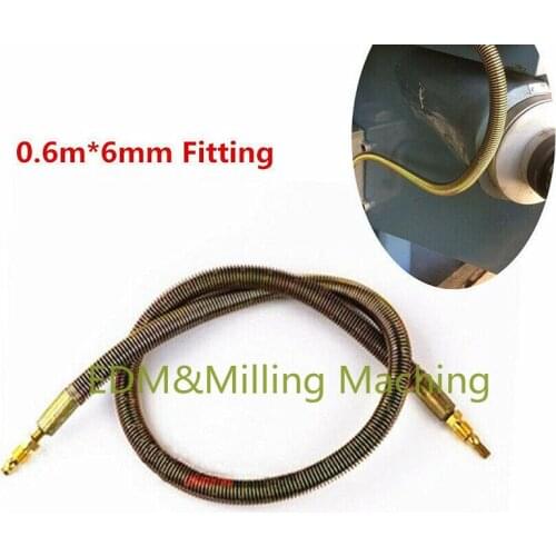 1PCS High Quality Bridgeport Milling Machine Pump Oil Tube 0.6m CNC Sheath Lubricate Hose C44 6mm Output DURABLE New