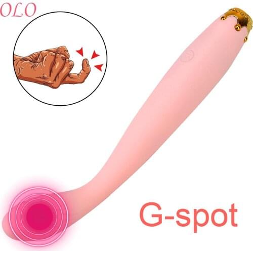 10 Speed Dildo Vibrator G Spot Orgasm Flirting Pen Finger Vibrator Vagina Massager Nipple Clitoris Stimulator Sex Toys for Women