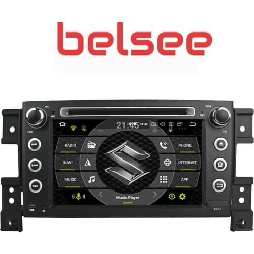 Belsee DSP 4G+64G Android 9.0 Car DVD GPS Navigation Radio for Suzuki Grand Vitara 2005 2006 2007 2009-2014 Audio Stereo screen