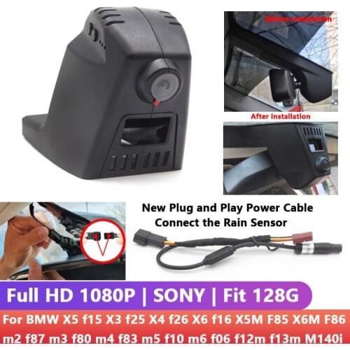 HD Car Wifi DVR Dash Cam For BMW X5 f15 X3 f25 X4 f26 X6 f16 X5M F85 X6M F86 m2 f87 m3 f80 m4 f83 m5 f10 m6 f06 f12m f13m M140i