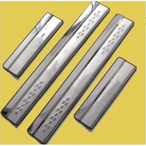 For Suzuki S-CROSS 2014-2017 Stainless Steel Door Sill Strip Welcome Pedal Auto Car Styling Stickers Accessories 4pcs