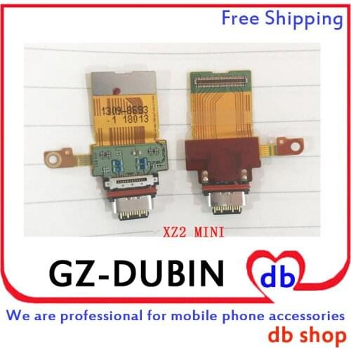 For Xperia XZ2 Compact mini Micro USB Charge Charging Connector Dock Socket Port Microphone Flex Cable Ribbon Board
