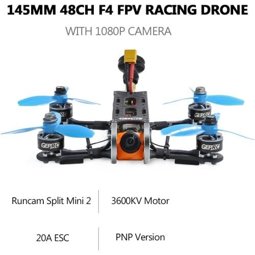 GEPRC Cygnet3 Pro 145mm FPV Racing Drone with Camera 1080P 48CH F4 1507 Motor 20A ESC PNP