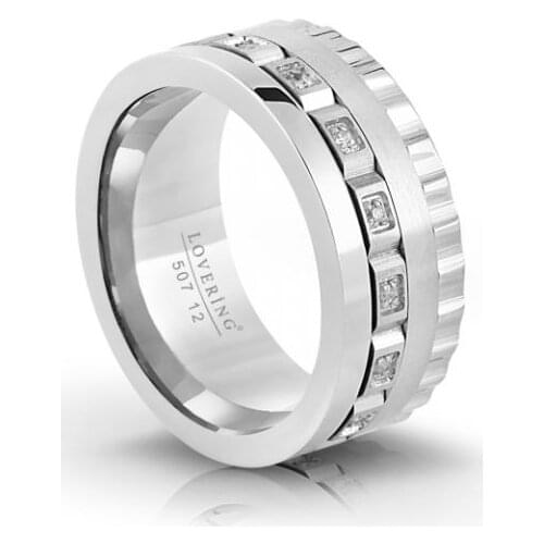 Lvr507 Steel Wedding Ring