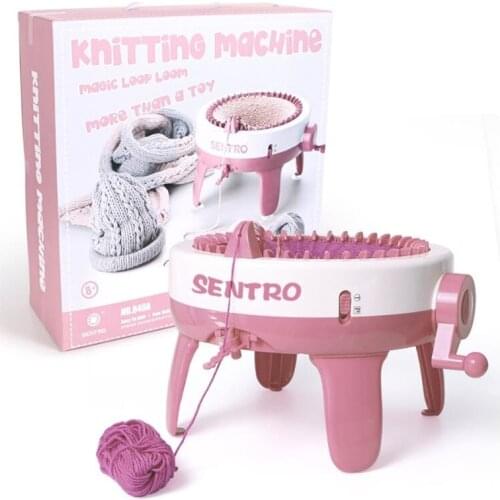 40 needles hand knitting machine, lazy man knitting scarf sweater machine, for adult children hat, socks artifact