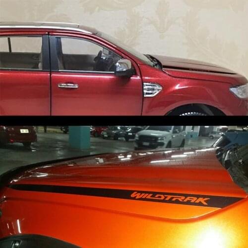 Car decal 2 Pcs cool hood bonnet Gradient side stripe graphic Vinyl car sticker fit for Ford ranger EVEREST