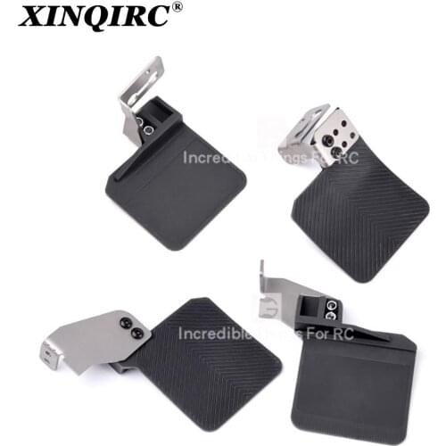 TRX4 Front Rear Rubber Fender Mudguard With Metal Bracket For 1/10 RC Crawler Car Traxxas TRX-4 G500 TRX6 G63 car accessories