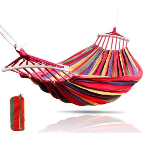 Hammock Chair Hanging Chair Swing With 2 Pillows Outdoor Garden Hammock for Adults Kids Hanging Chair Swing Bed Chair