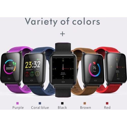Q9 Sports Touch Screen Heart Rate Sleep Monitor Fitness Smart Bracelet