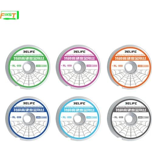 RL-059 100m Special High Hardness Alloy Gold Molybdenum Wire Cutting Line LCD Display Screen Separator Mobile Phone Repair Tool
