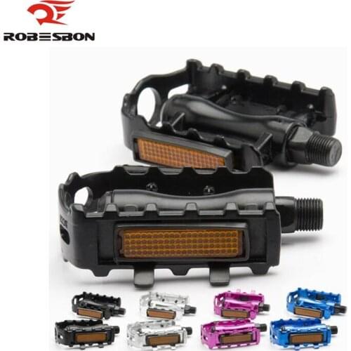 ROBESBON Hot Bicycle Pedals Mountain Bike MTB Road Cycling Alloy Vintage Bearing BMX Ultra-light Pedal Bike Accessories