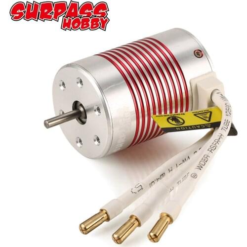 SURPASS HOBBY Platinum Waterproof 3650 3100KV 3500KV 3900KV 4300KV 5200KV Sensorless Brushless Motor for 1/10 RC Car Truck