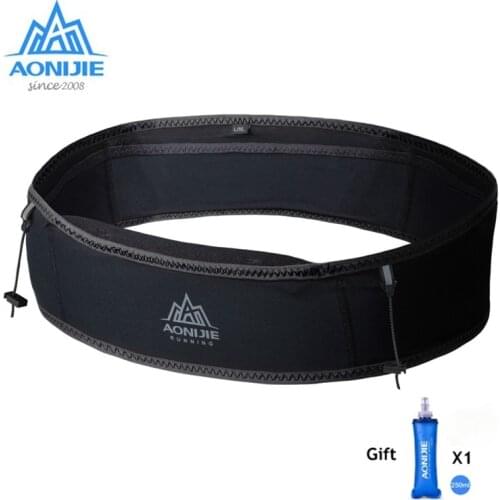 Aonijie Outdoor Waist Belt Bag Portable Ultralight Waist Packs Phone Holder For Trailing Running Camping With Water Soft Flask