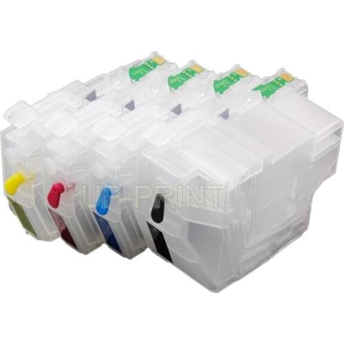 UP 1set LC3029 3029XL Refill Cartridge Compatible for Brother MFC J5830DW J6535DW J5930DW J6935DW Printer With One time Chip