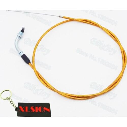 Gold 1300mm Gas Throttle Cable For 49cc 66cc 80cc Motorized Bicycle Dirt Push Motor Bike Motocross