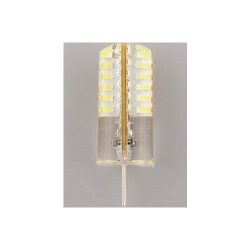 10pcs G4 48LED Bright Saving 3014SMD Crystal 5W/12V Efficient Cabinet Light Lamp Corn Bulb Chandelier White