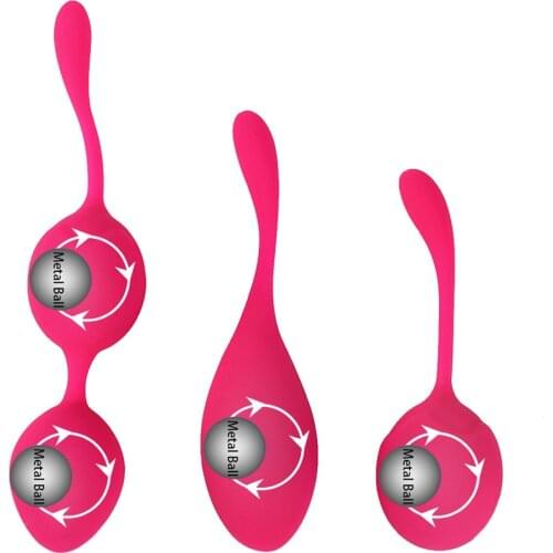3pcs/set Silicone Vaginal Ball Kegel Balls Ben wa ball Vaginal Tighten Exercise Machine Geisha Ball Sex Toys for Women Sex Shop
