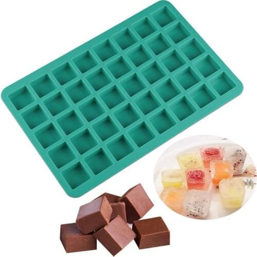 40 holes Cube silicone mould for ice jelly Mousse Cake decoration Chocolate mold Baking Dessert tool fondant Pastry bakeware