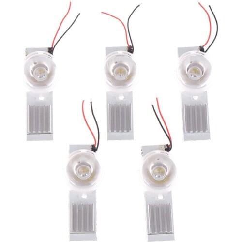 5pcs 1W DC3.2V Mini LED Spot Light Thumb Spotlight Lamp Cabinet Ambient Lighting