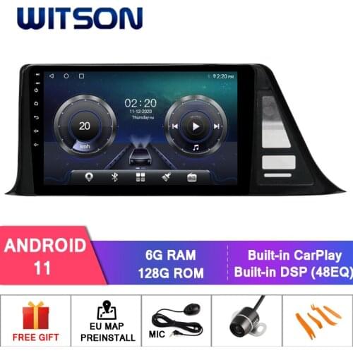 WITSON Android 10.0 CAR DVD SYSTEM for TOYOTA CHR car dvd player link/DAB/OBD/TPMS/DVR/Wifi/3G/4G support