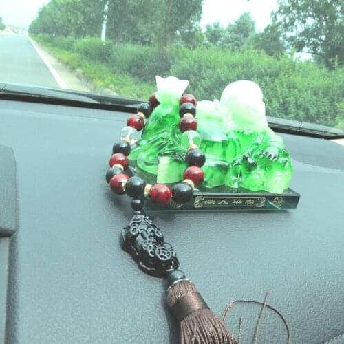 Car Accessories Beads And Buddha Statues Car Interior Rear View Mirror Pendant Pendant Decoration Accessories Gift