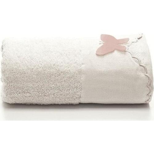 Aryıldız Home Morgan Cream Bamboo Embroidered Towel 50 X90 cm Boxed