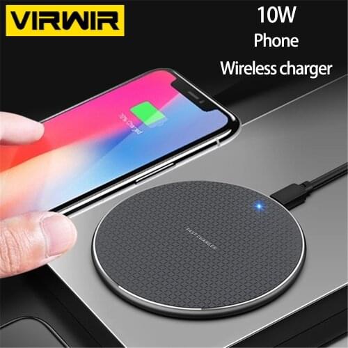 10W QI Quick Charging Wireless Fast Charger Micro USB QC Phone Station For Iphone 11 Pro XS 12 Samsung Xiaomi SIKAI Smart Phone