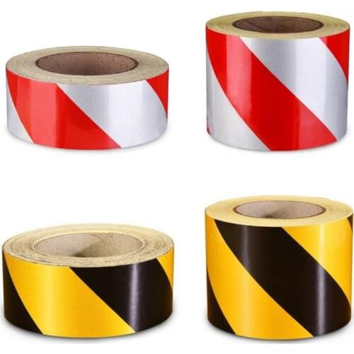 Safety Strong Adhesive Traction Tape Black Yellow PVC Warning Tape Stairs Floor Stickers Caution Mark Safety Remind