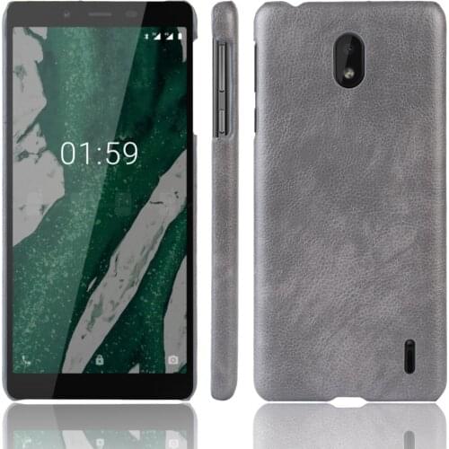 For Nokia 1 Plus Case Nokia1 Plus 2019 PU Leather Litchi pattern Skin Hard Cover For Nokia 1 Plus TA-1127 TA-1123 Phone Case
