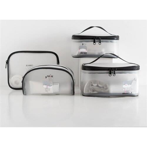 Travel Makeup Storage Bags Travel Must-Transparent Materproof Pouch Portable Cosmetic Wash Bath Kit Case Organizer Handbag