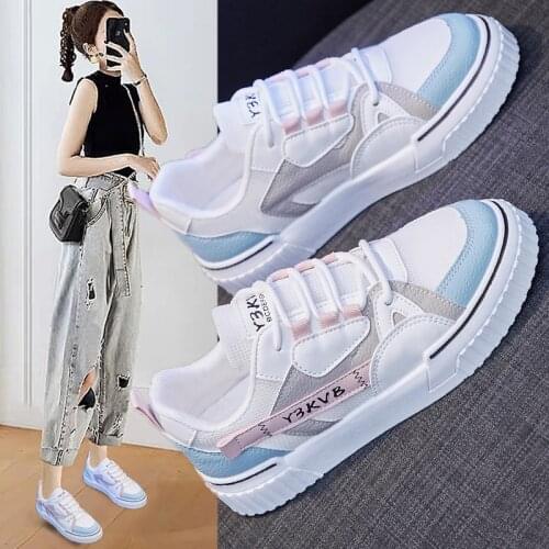 Sports shoes white shoes spring and summer net shoes hollow casual womens shoes breathable single shoes all-match flat bottom