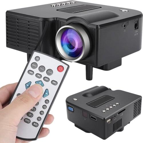 Mini LED Digital Home Theatre Full HD Projector with Remote-Control 400 ANSI Lumen 1920 * 1018 Resolution