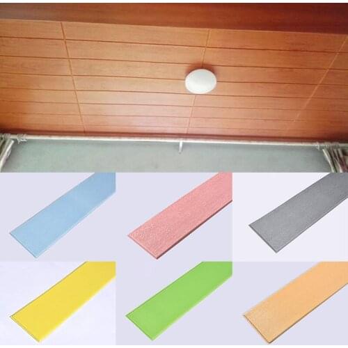 Imitation Marble Wood Texture Wall Stickers Self Adhesive PVC Skirting Border Waist Line Sticker Home Decor 70×11cm
