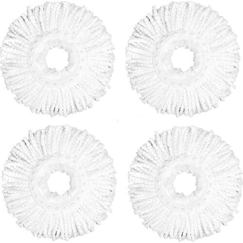 HOT SALE Microfiber Mop Head, 360 Degree Rotating Mop Head, Cotton Yarn Mop Replacement Head, Round Standard Universal Size (Fou