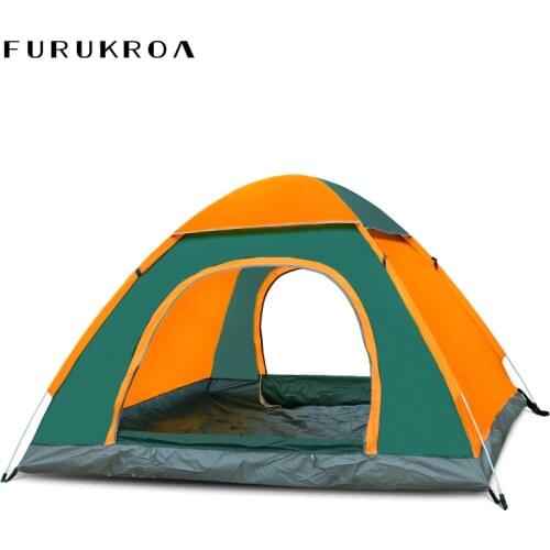 Automatic Camping Tent Ultralight Pop Up Open Outdoor Travel Hiking Tents Foldable Beach UV Protection Sun Shelters Tent X319B
