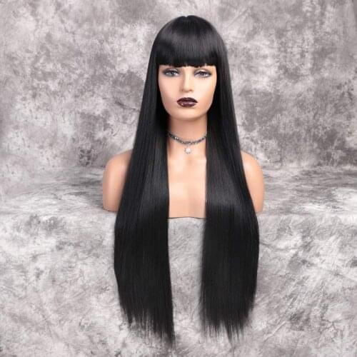 Silk Base Wigs Yaki Human Hair Wig Silk Top Headspin Wig Brazilian Remy Yaki Straight 180% 250 Density Lace Wig Pre Plucked
