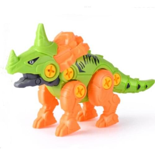 Disassemble and Assemble Dinosaurs Plastic Model Kit Screw Screws Disassemble and Assemble Animal Model Toys or Gift