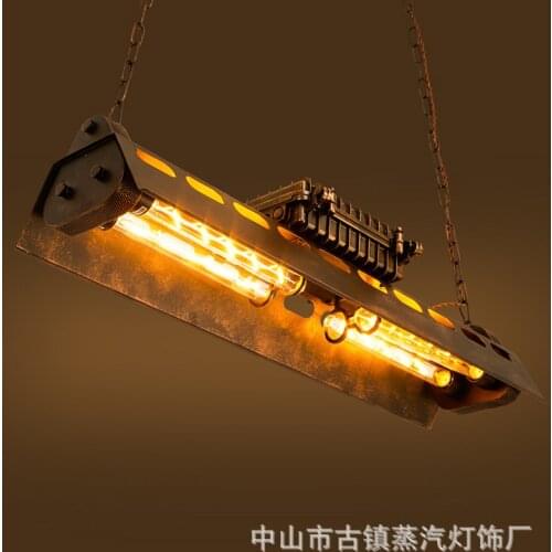 Retro loft nostalgic antique industrial Iron pendant light restaurant living room bedroom coffee shop hanging lighting
