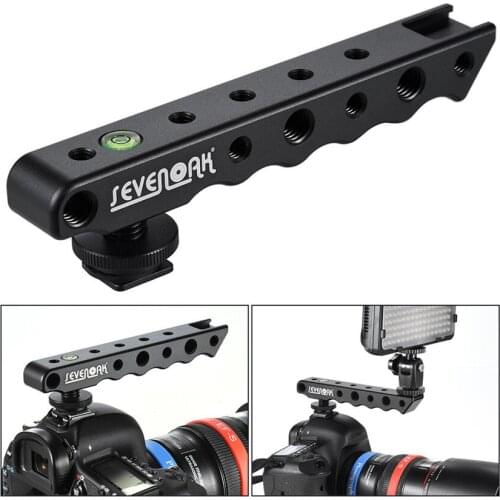 Sevenoak Video Stabilizing Top Handle Cold Shoe Extender for Canon Nikon Pentax DSLR Cameras Microphone Led Video Light Monitor