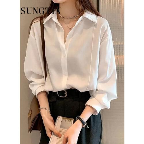 Женские белые рубашки Sungtin China At AliExpress