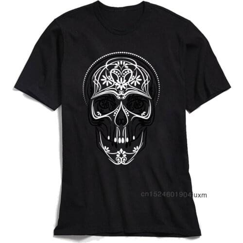 Tops Men T Shirt Stylish Skull Tee-Shirts Summer Tshirt 2018 Discount Short Sleeve All Cotton Crewneck Mens T-shirts Streetwear
