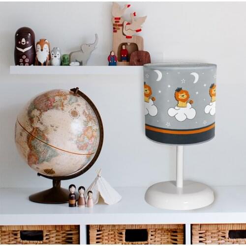 Car Pattern Children 'S Room Night light Table Top Lamps Lighting lampshade Star Cloud Educational Lighting