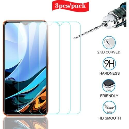 3pcs hd clear full cover tempered glass for xiaomi redmi 9t 9 t t9 J19S 6.53" for readmi9t 9h premium glas screen protector film