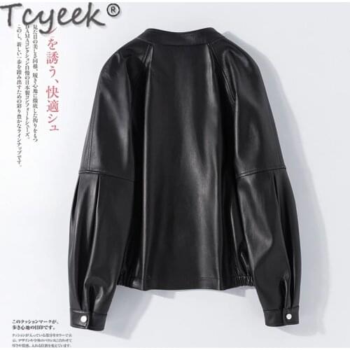 Genuine Korean Leather Jacket Women Natural Sheepskin Coat Female Casual Womens Jackets Spring Chaquetas De Mujer 2