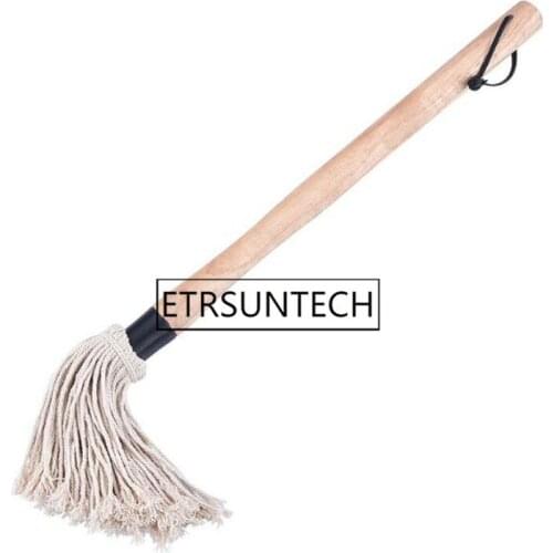 30pcs Wooden Handle BBQ Brush Oil Honey Sauce Basting Brush Home Kitchen Cooking Tools Outdoors Barbecue Cotton Basting Mop