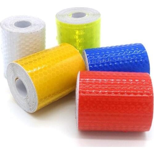 4.5cmx40m Reflective Decoration Tape PVC Self-Adhesive Sticker Flashing Truck Pickup Car Motorcycle Bike Safety Warning Tape