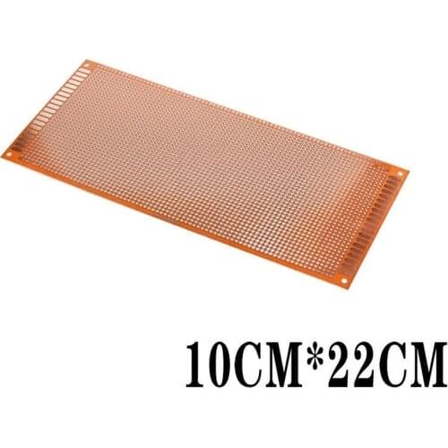 5PCS 10x22cm 10*22CM DIY Bakelite Plate Paper Prototype PCB Universal Experiment Matrix Board Single Sided Sheet Copper 10x22