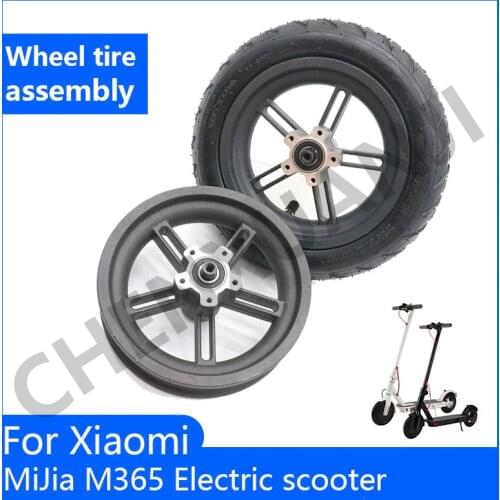 8 1/2x2 Tyre Pneumatic Tire Inner Tube for Xiaomi Mijia M365 Electric Scooter with alloy hub kit Free shipping