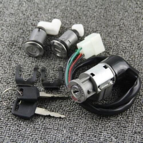 Brand New Ignition Switch Seat Durable Lock Keys Set Fit For Honda 35010-KV8-680 Honda CH125 Spacy 1984-1996